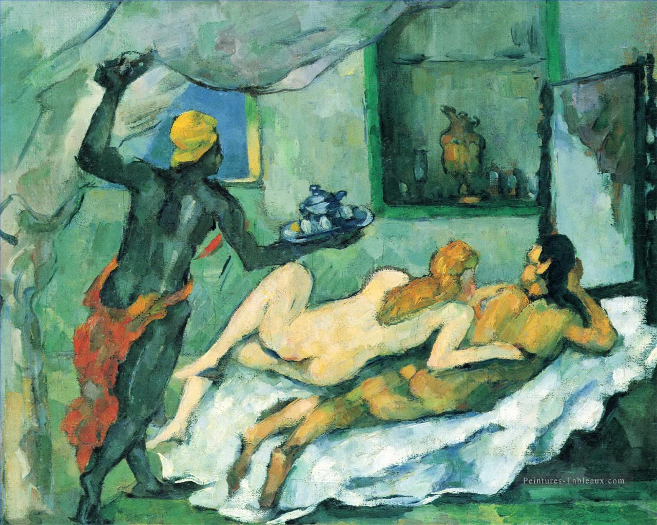 Après midi à Naples Paul Cézanne Peintures à l'huile